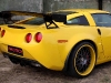 INNOTECH Corvette Z06 with carbon wing and HRE wheels, rear side view detail