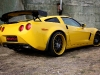 INNOTECH Corvette Z06 with carbon wing and HRE wheels, rear side view